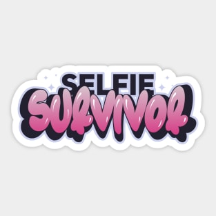 Selfie Survivor Sticker